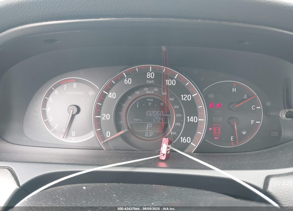 2016 HONDA ACCORD SPORT VIN: 1HGCR2F53GA102786
