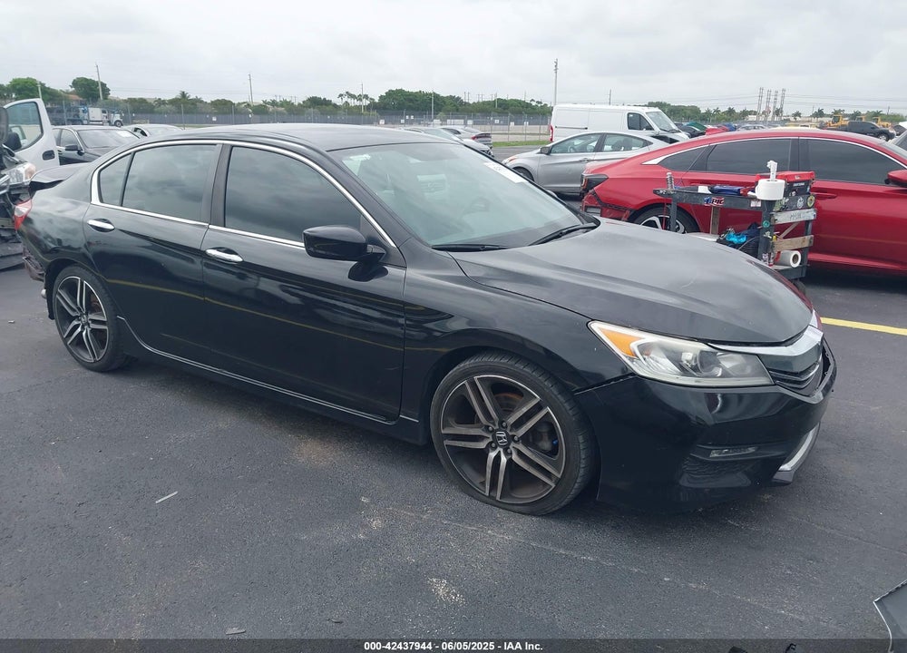 2016 HONDA ACCORD SPORT VIN: 1HGCR2F53GA102786
