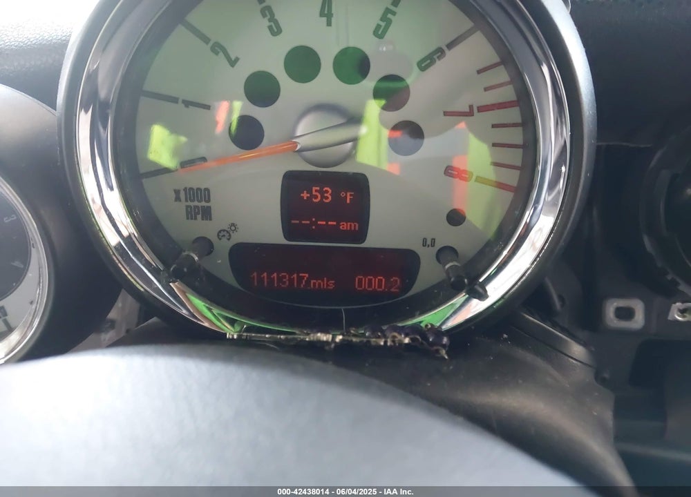 2009 MINI JOHN COOPER WORKS VIN: WMWMS93529TK19610