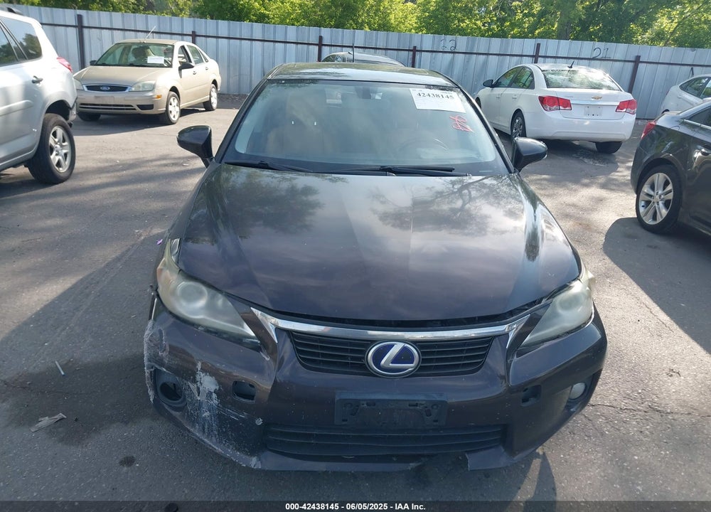 2013 LEXUS CT 200H VIN: JTHKD5BH3D2164672