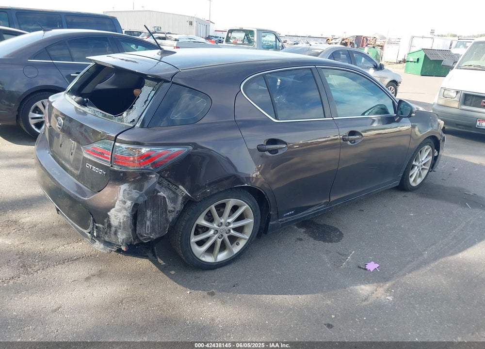 2013 LEXUS CT 200H VIN: JTHKD5BH3D2164672
