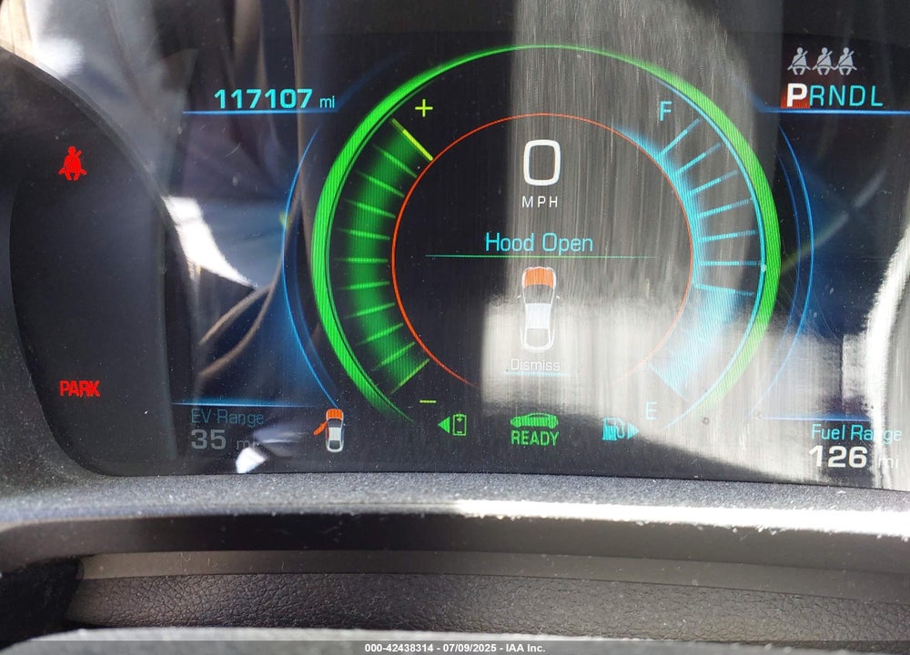 2016 CHEVROLET VOLT VIN: 1G1RC6S5XGU123021
