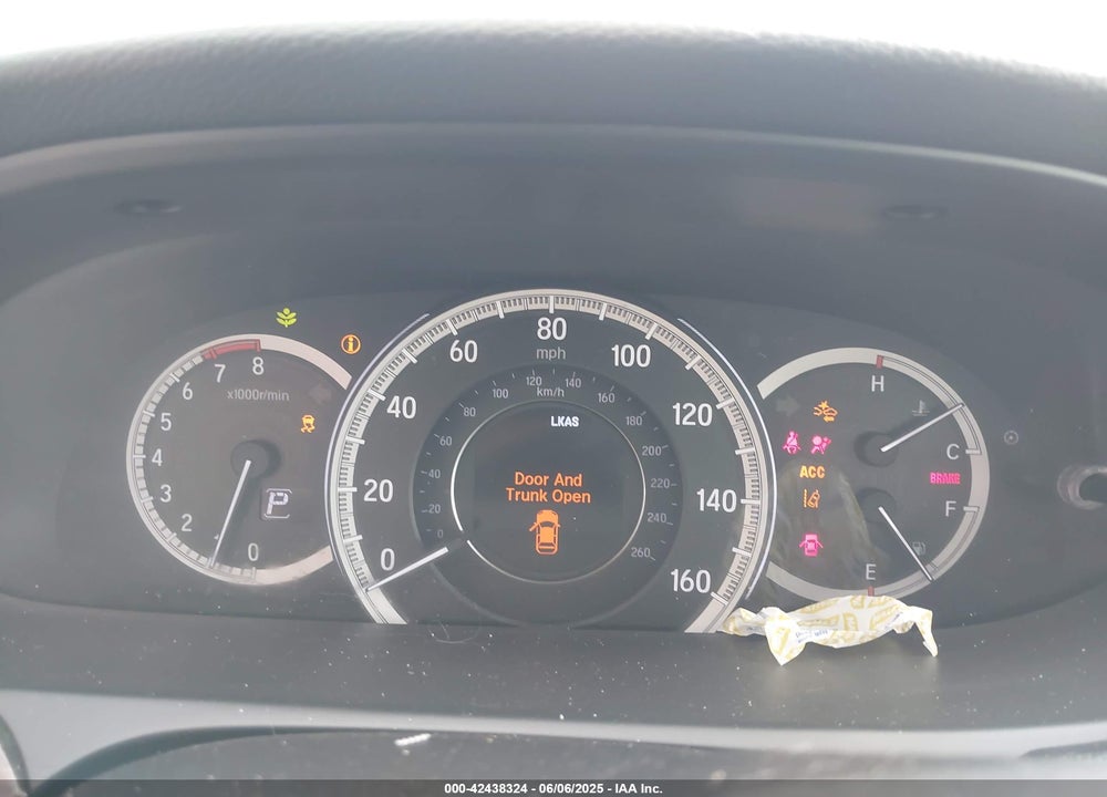 2016 HONDA ACCORD EX-L VIN: 1HGCR2F9XGA022436