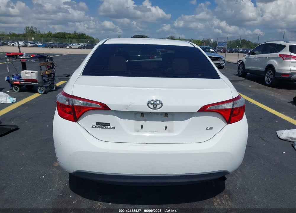 2016 TOYOTA COROLLA VIN: 2T1BURHE2GC575265