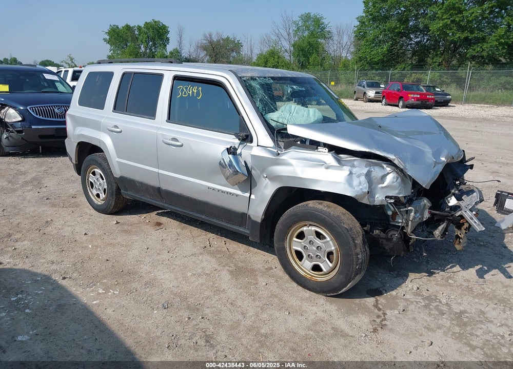 2012 JEEP PATRIOT SPORT VIN: 1C4NJRBB1CD597856
