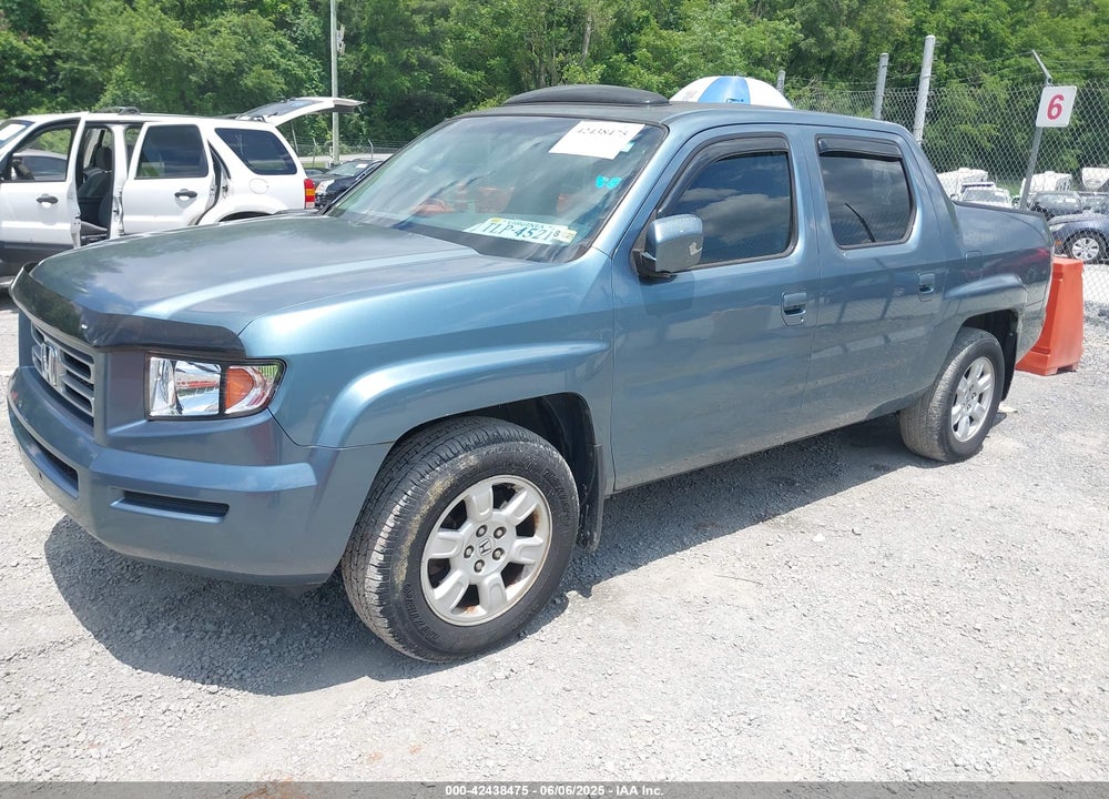 2007 HONDA RIDGELINE RTL VIN: 2HJYK16597H537781