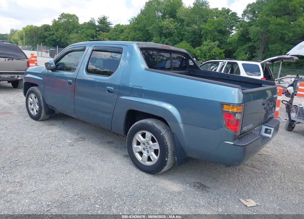 2007 HONDA RIDGELINE RTL VIN: 2HJYK16597H537781