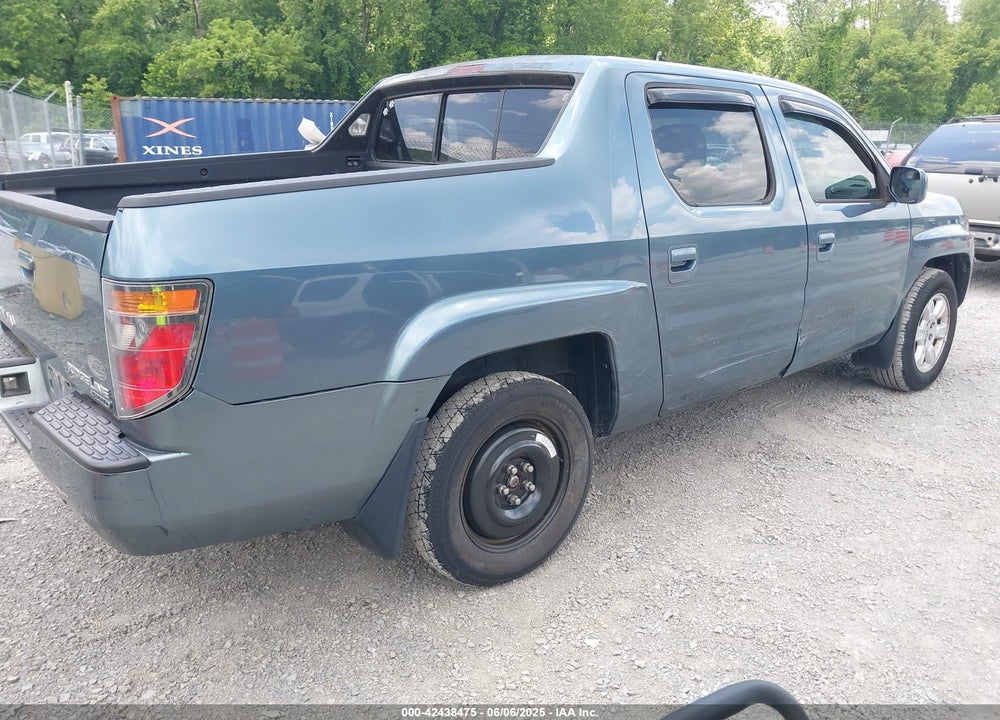2007 HONDA RIDGELINE RTL VIN: 2HJYK16597H537781