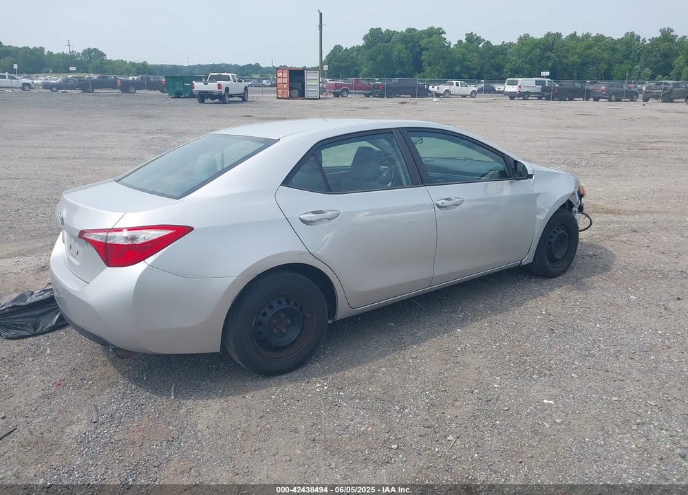 2014 TOYOTA COROLLA L VIN: 2T1BURHE6EC088938