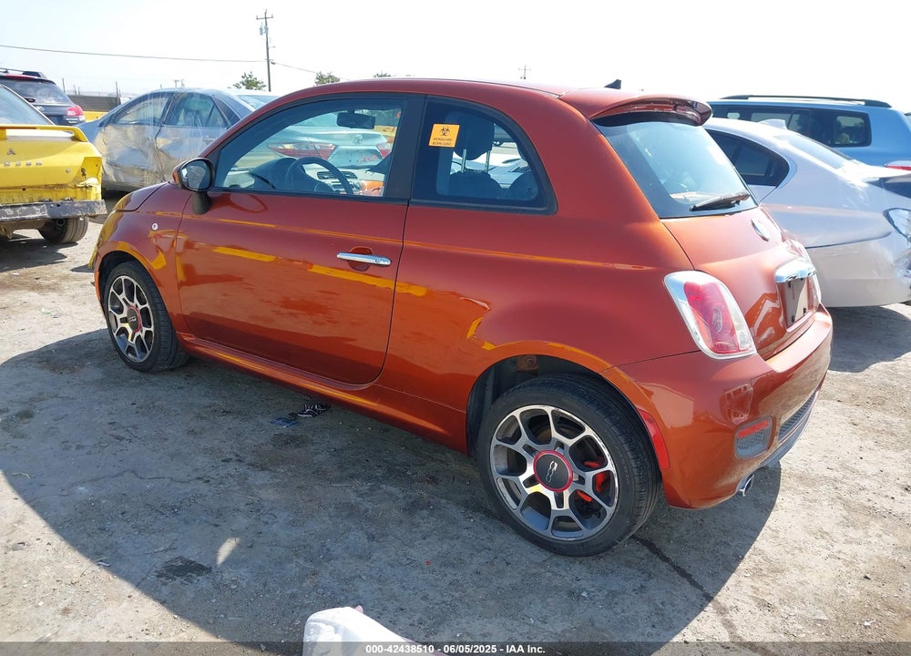 2012 FIAT 500 SPORT VIN: 3C3CFFBR8CT109036