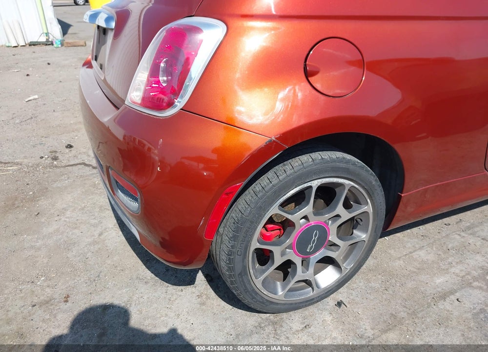 2012 FIAT 500 SPORT VIN: 3C3CFFBR8CT109036