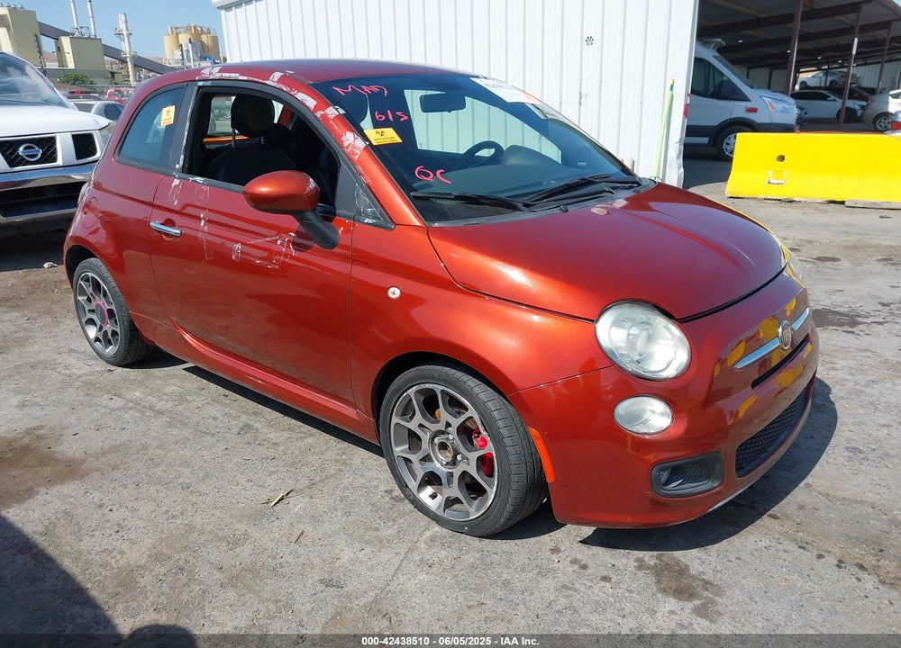 2012 FIAT 500 SPORT VIN: 3C3CFFBR8CT109036