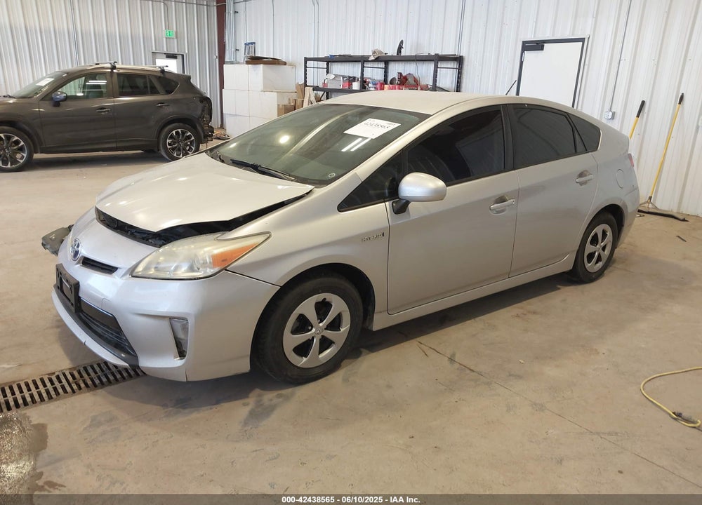 2013 TOYOTA PRIUS THREE VIN: JTDKN3DU7D1728505