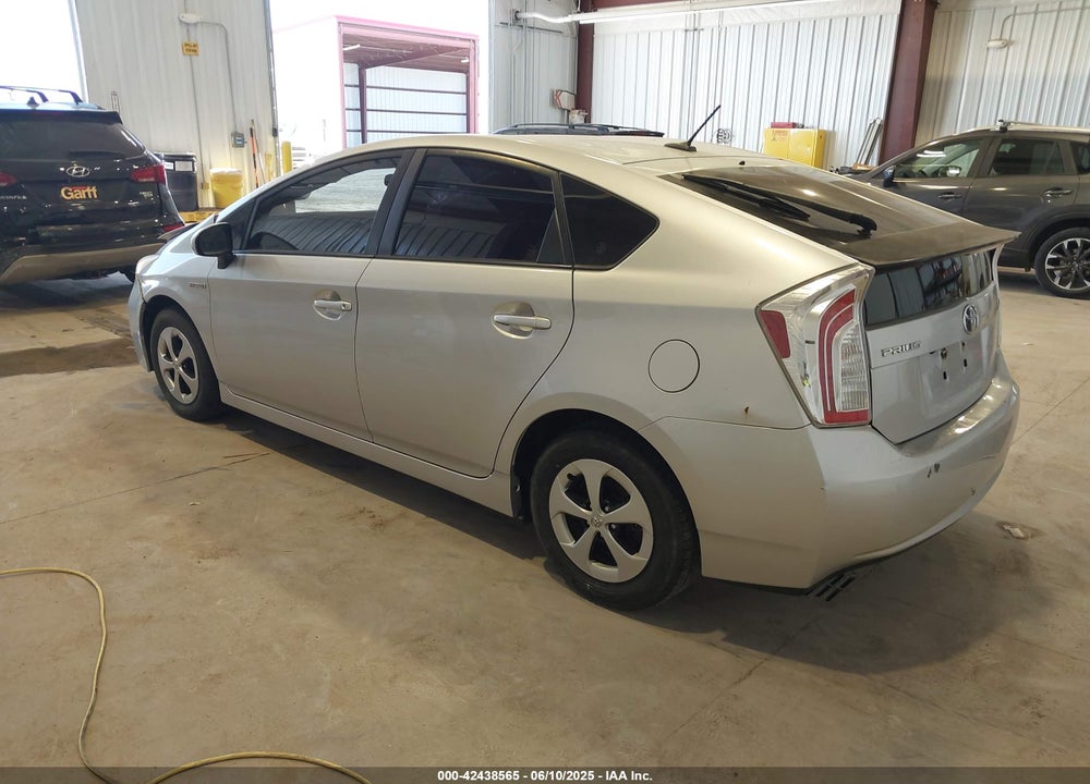 2013 TOYOTA PRIUS THREE VIN: JTDKN3DU7D1728505