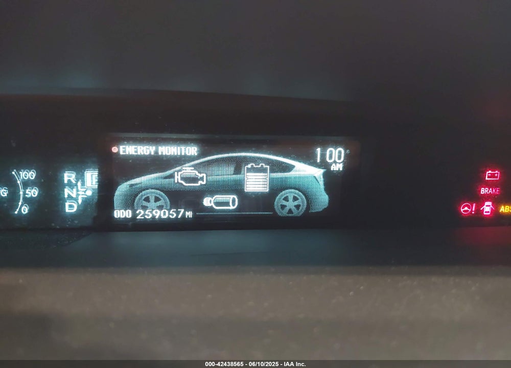 2013 TOYOTA PRIUS THREE VIN: JTDKN3DU7D1728505
