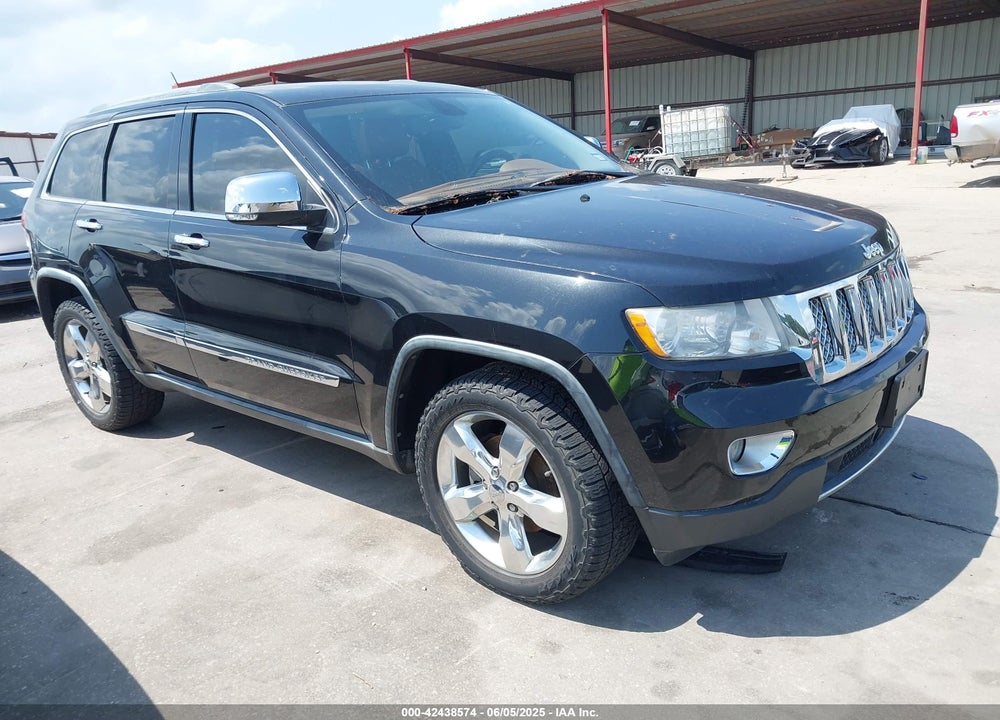 2012 JEEP GRAND CHEROKEE OVERLAND VIN: 1C4RJECT4CC137808