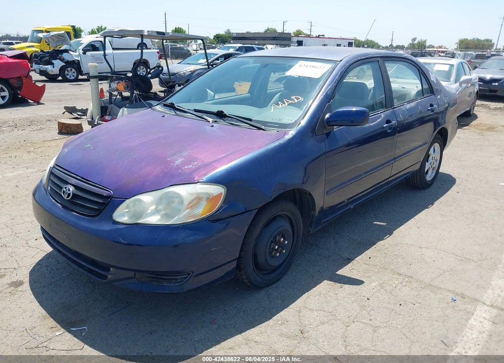 2003 TOYOTA COROLLA LE VIN: 1NXBR32E53Z011528