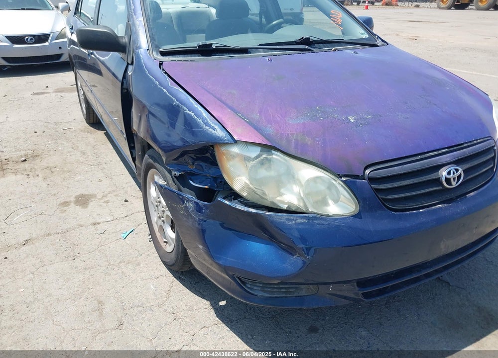 2003 TOYOTA COROLLA LE VIN: 1NXBR32E53Z011528