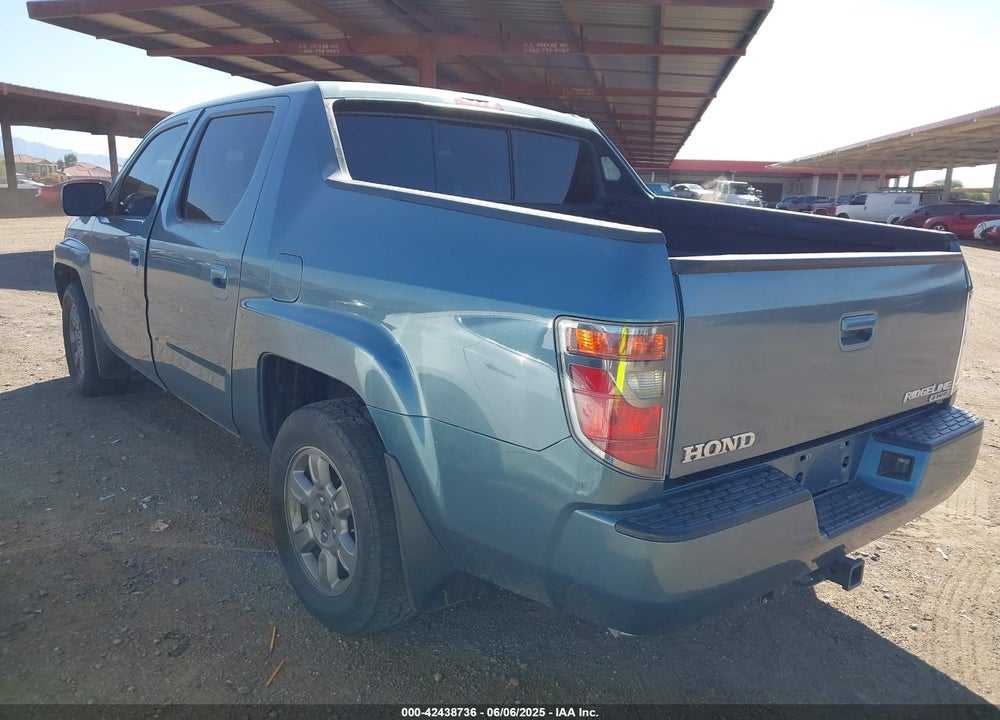 2007 HONDA RIDGELINE RTX VIN: 2HJYK16317H512517