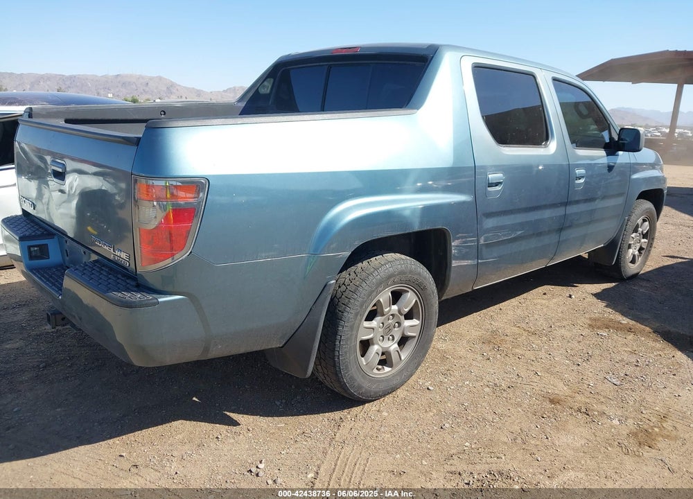 2007 HONDA RIDGELINE RTX VIN: 2HJYK16317H512517