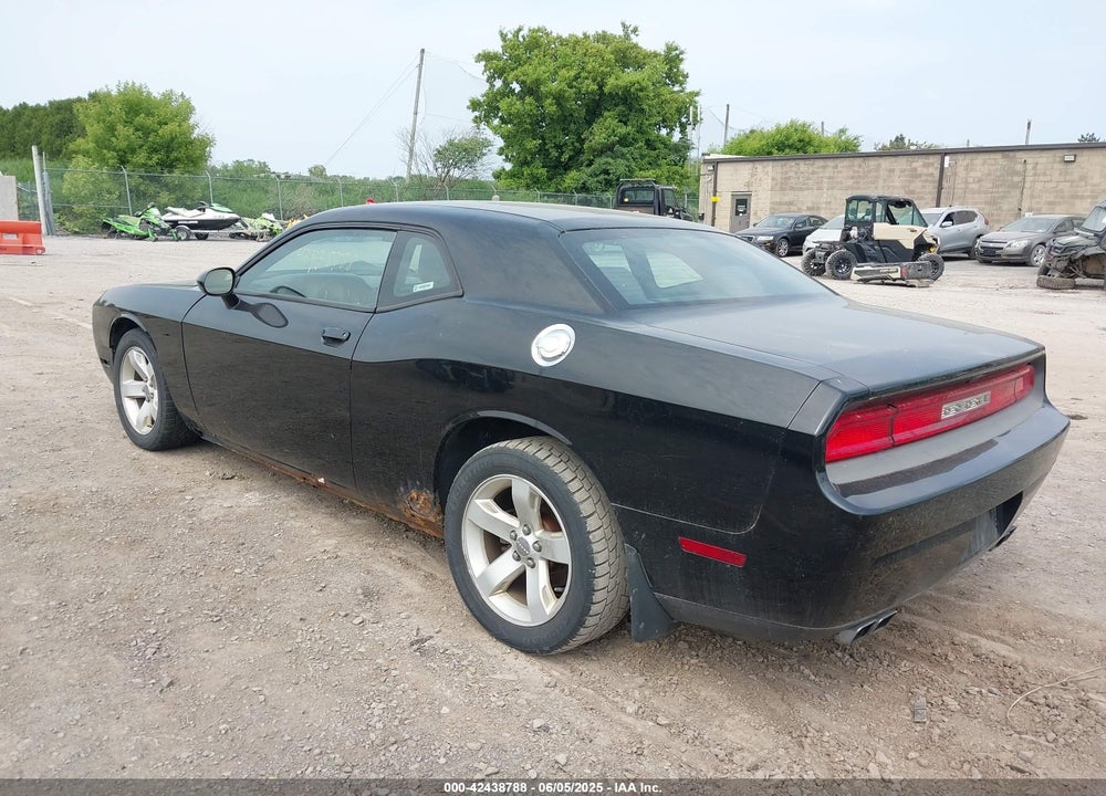 2012 DODGE CHALLENGER SXT VIN: 2C3CDYAG8CH189108