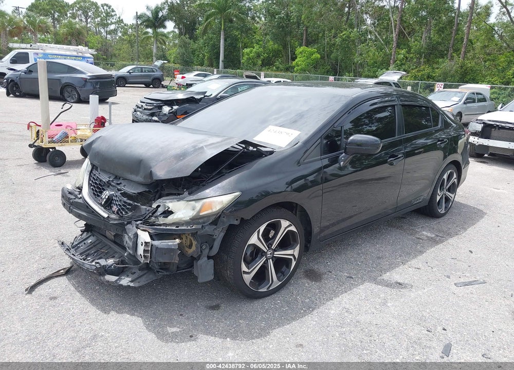 2015 HONDA CIVIC SI VIN: 2HGFB6E52FH708459