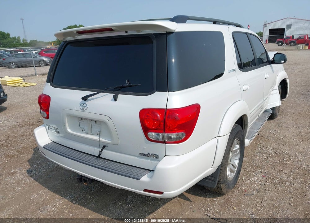 2007 TOYOTA SEQUOIA LIMITED V8 VIN: 5TDZT38A87S284708
