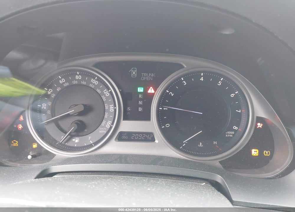 2007 LEXUS IS 250 VIN: JTHBK262272051293