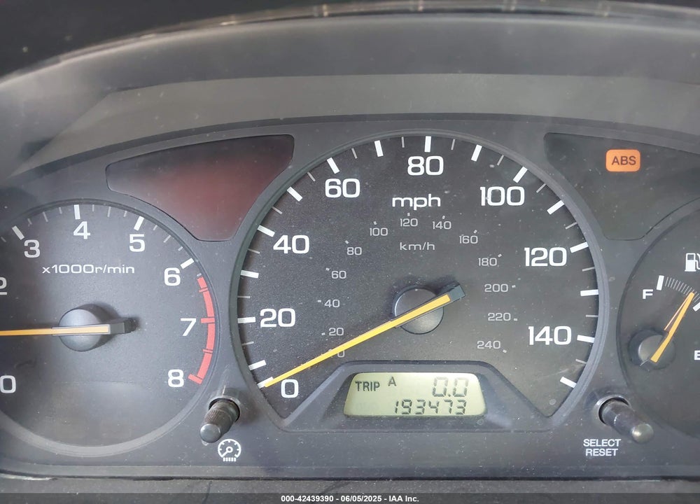 2001 HONDA ACCORD 3.0 EX VIN: 1HGCG16541A004728