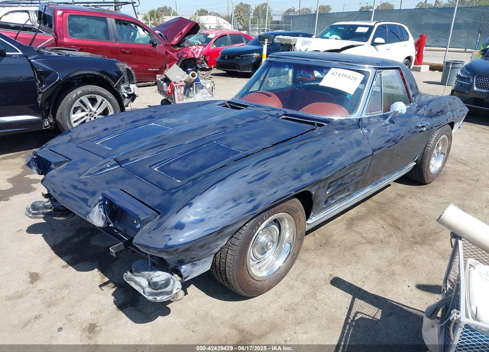 1963 CHEV CORVETTE VIN: 30867S114687