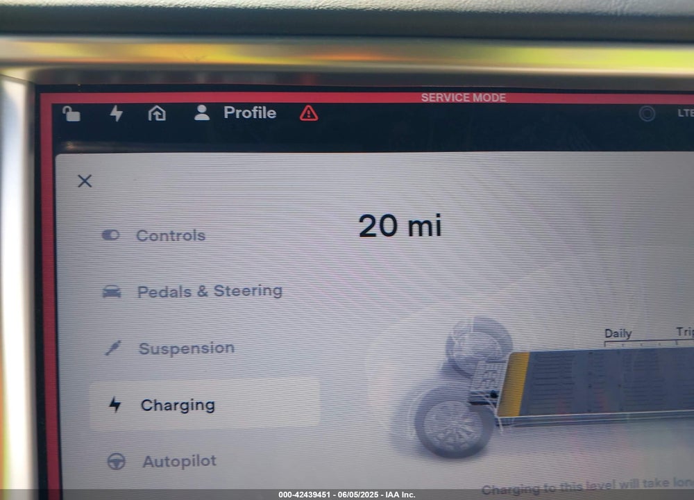2017 TESLA MODEL X VIN: 5YJXCBE23HF027198