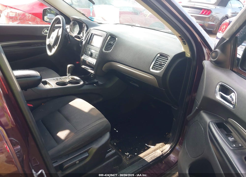 2012 DODGE DURANGO VIN: 1C4RDJAG5CC172783
