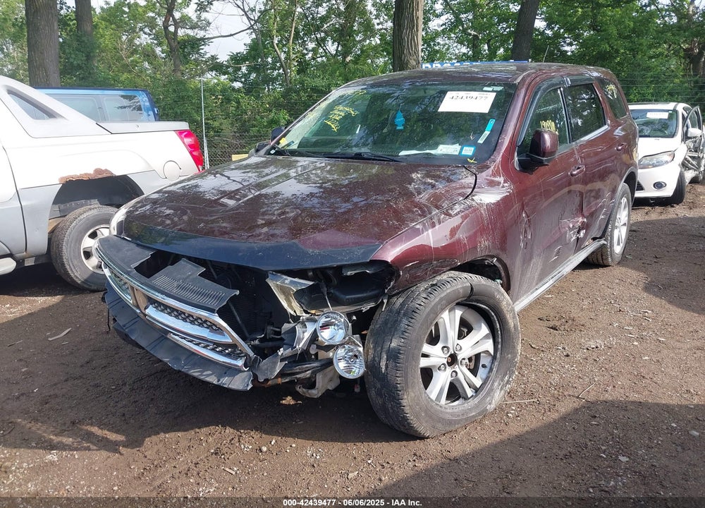 2012 DODGE DURANGO VIN: 1C4RDJAG5CC172783