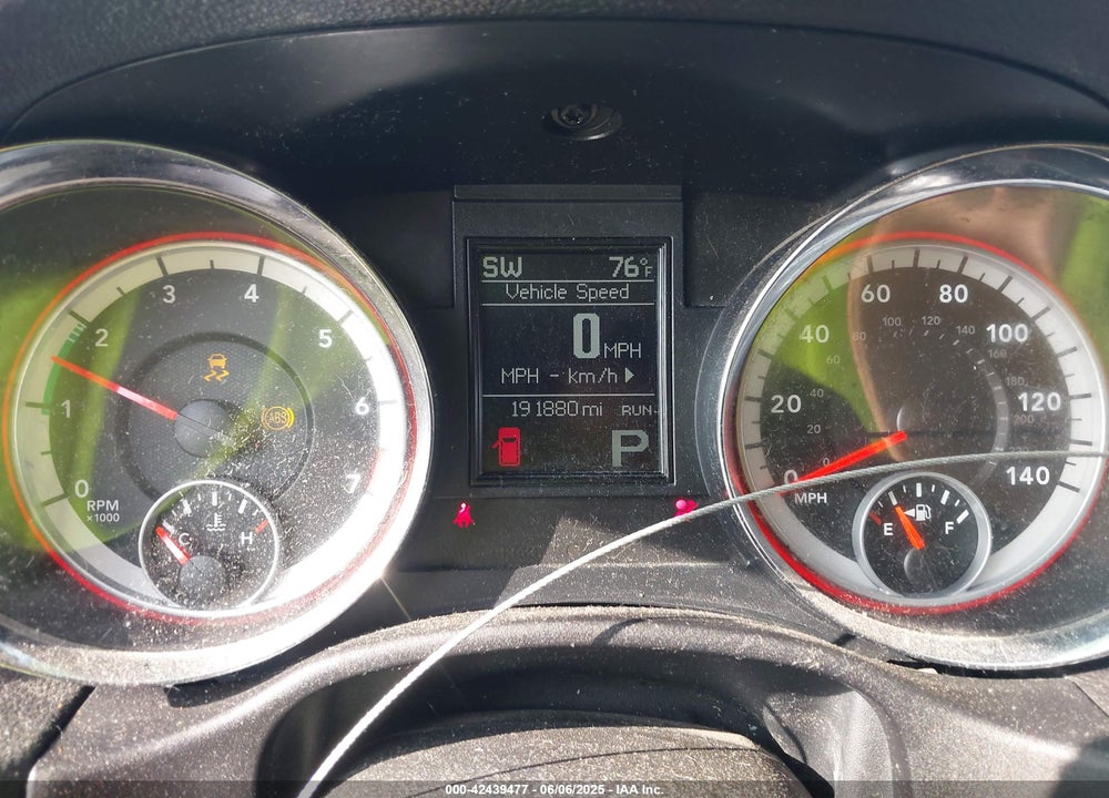 2012 DODGE DURANGO VIN: 1C4RDJAG5CC172783
