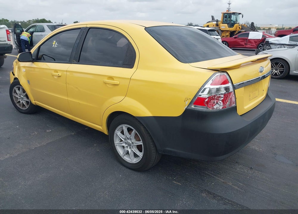 2007 CHEVROLET AVEO LS VIN: KL1TD56687B165410