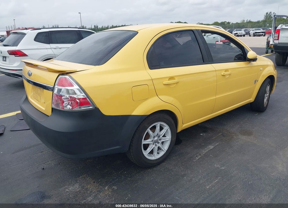 2007 CHEVROLET AVEO LS VIN: KL1TD56687B165410
