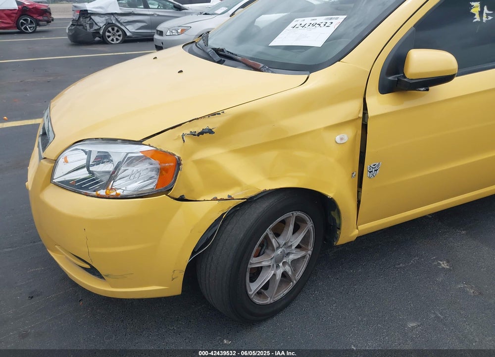 2007 CHEVROLET AVEO LS VIN: KL1TD56687B165410