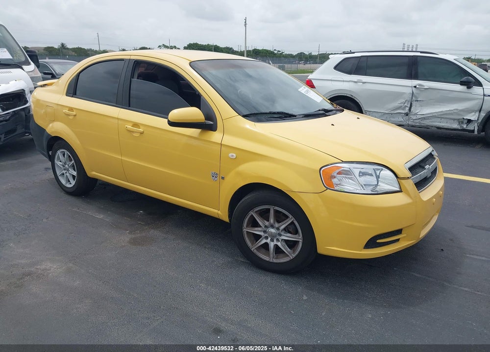 2007 CHEVROLET AVEO LS VIN: KL1TD56687B165410