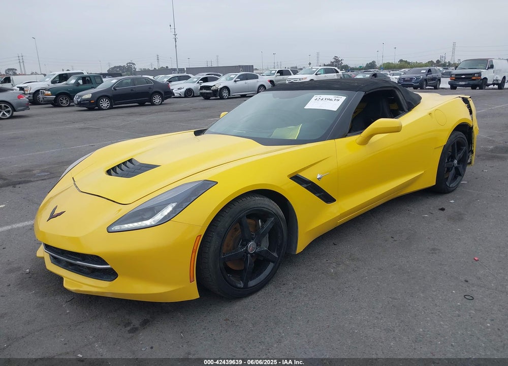 2014 CHEVROLET CORVETTE STINGRAY VIN: 1G1YF3D74E5108425