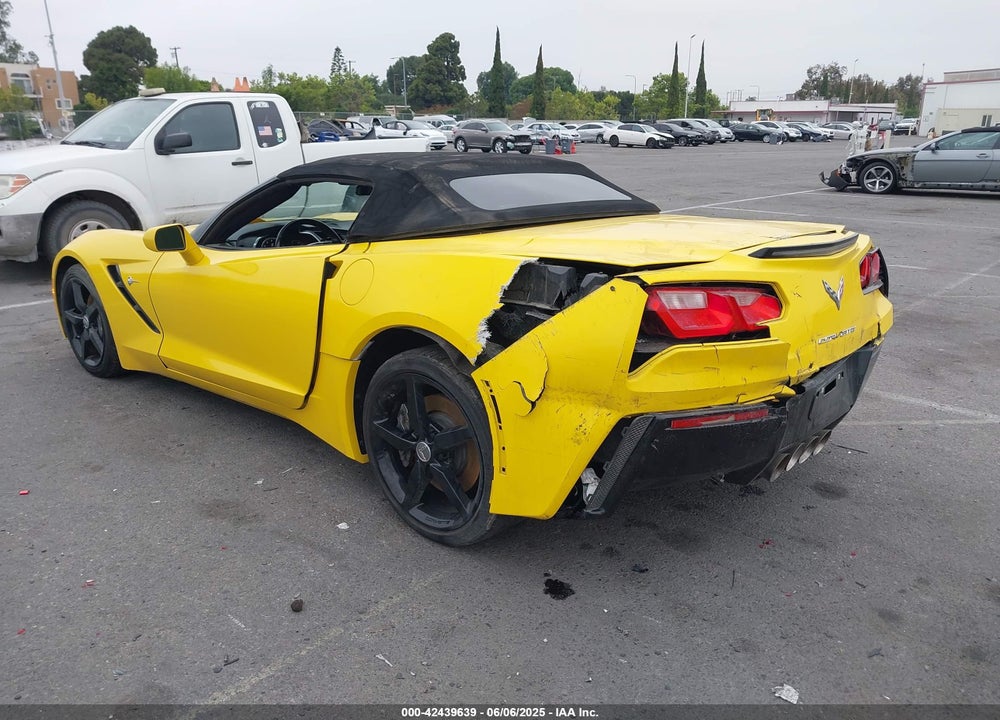 2014 CHEVROLET CORVETTE STINGRAY VIN: 1G1YF3D74E5108425