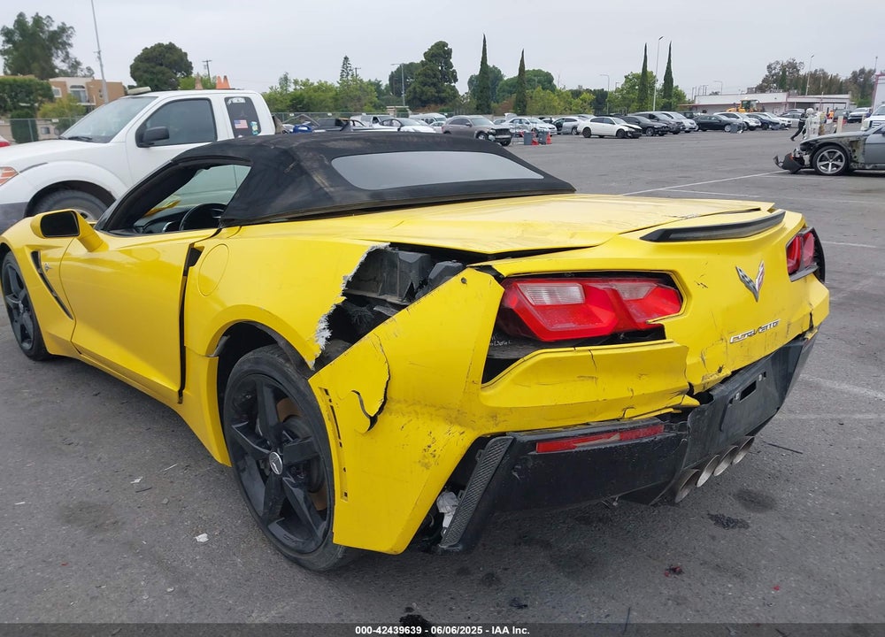 2014 CHEVROLET CORVETTE STINGRAY VIN: 1G1YF3D74E5108425