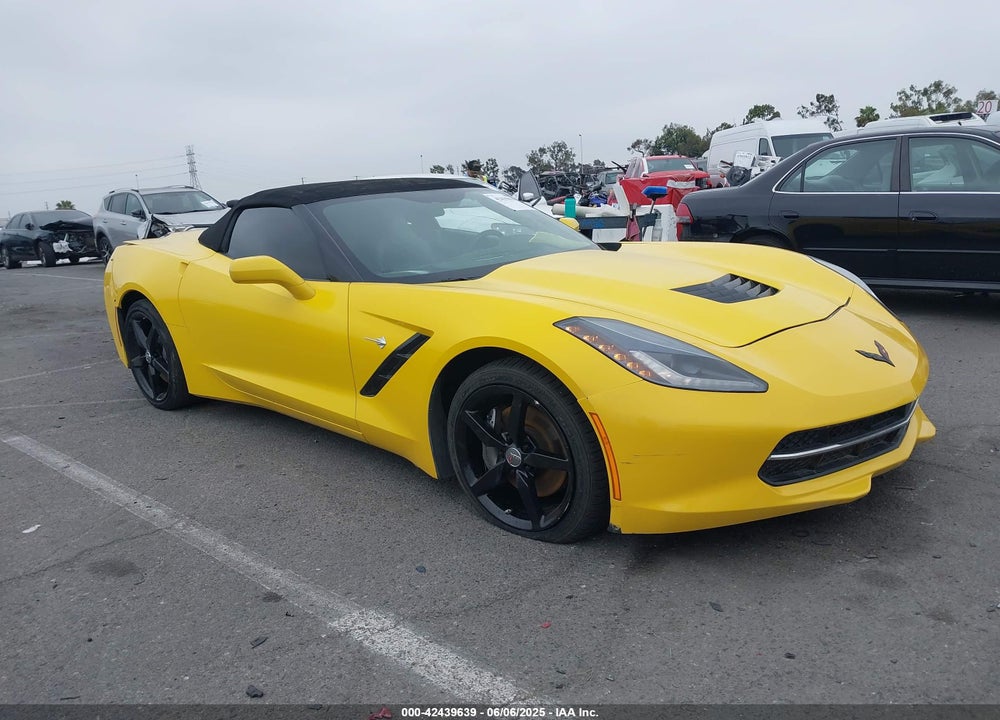 2014 CHEVROLET CORVETTE STINGRAY VIN: 1G1YF3D74E5108425
