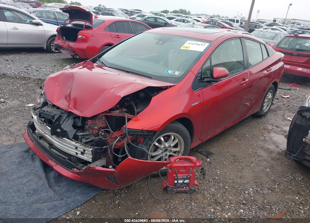 2016 TOYOTA PRIUS THREE VIN: JTDKARFU6G3521270