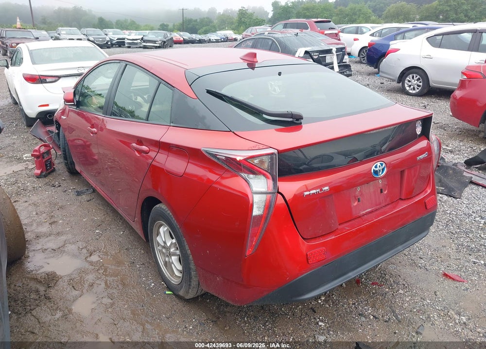 2016 TOYOTA PRIUS THREE VIN: JTDKARFU6G3521270