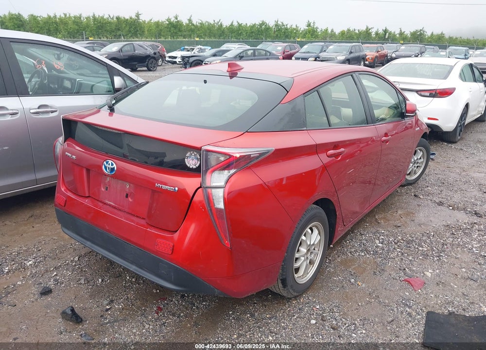 2016 TOYOTA PRIUS THREE VIN: JTDKARFU6G3521270