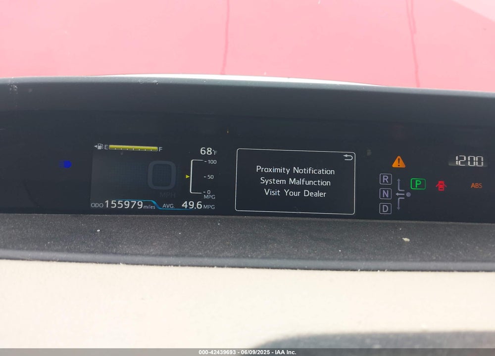 2016 TOYOTA PRIUS THREE VIN: JTDKARFU6G3521270