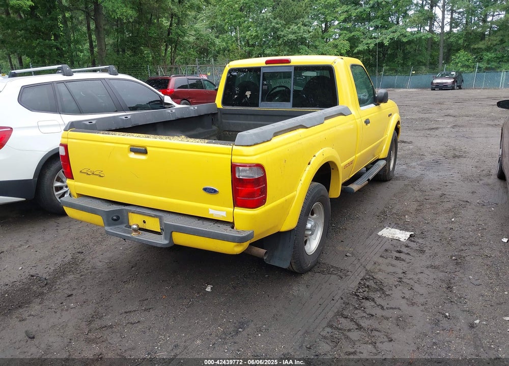 2002 FORD RANGER EDGE VIN: 1FTYR11U52TA31648
