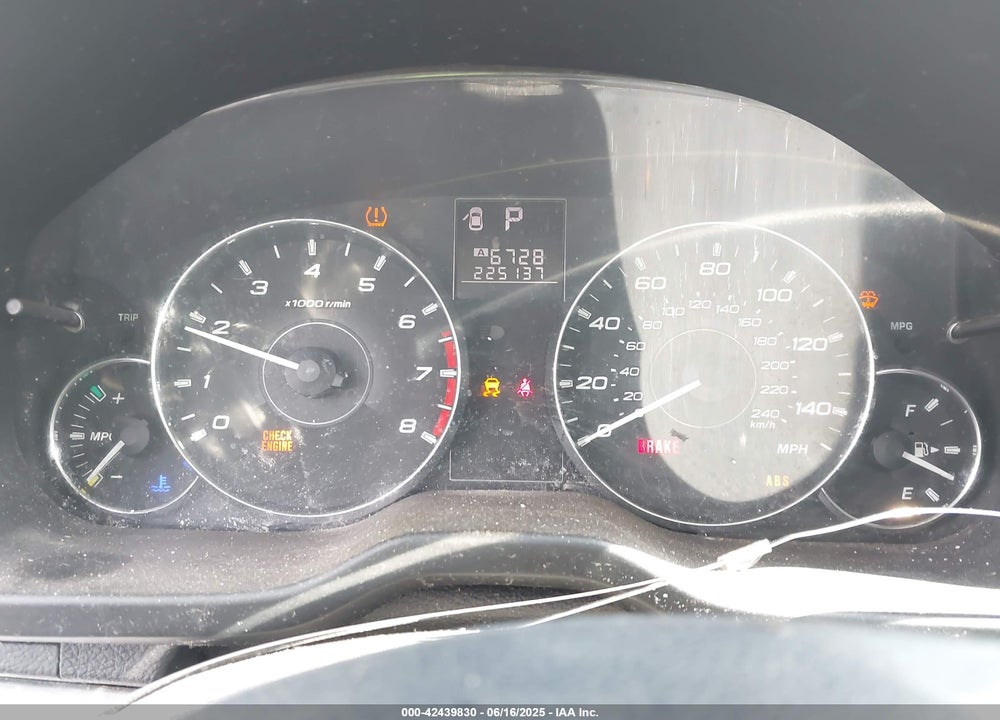 2012 SUBARU LEGACY VIN: 4S3BMBB63C3025018