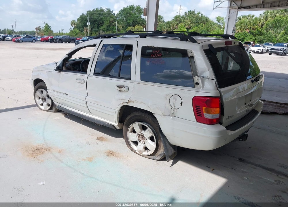 2001 JEEP GRAND CHEROKEE LIMITED VIN: 1J4GX58N51C700887