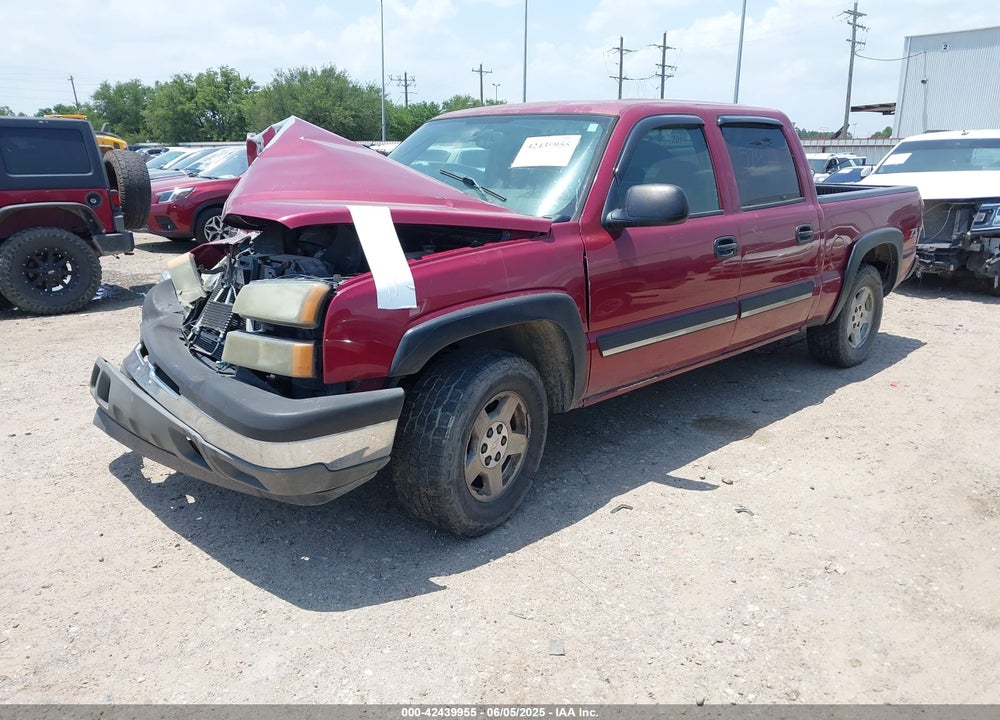 2005 CHEVROLET SILVERADO 1500 LS VIN: 2GCEK13T551143145